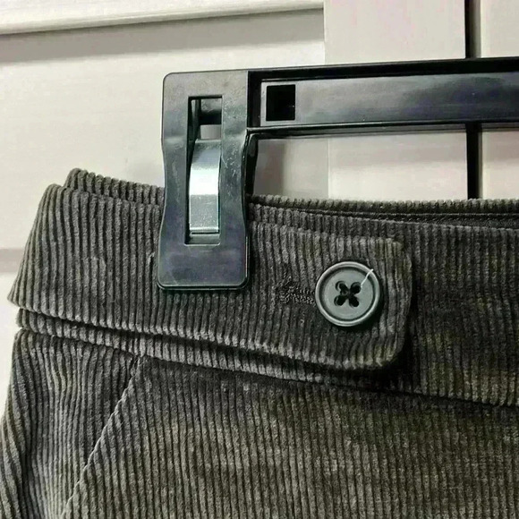 Banana Republic Corduroy Stretch Mini Skirt Size 2 Gray - Picture 2 of 6